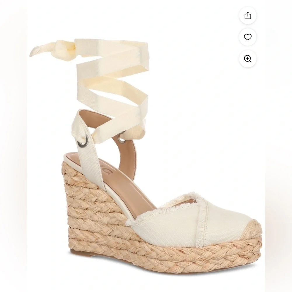 New I.N.C. International Concepts Moniquee Espadrille Wedge Sandals size 12